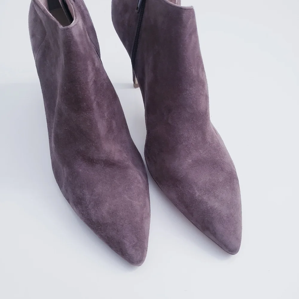 Kate Spade Velvet Pointed Toe Ankle Booties